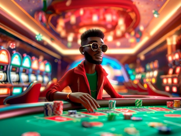 Lightning Dice live dealer studio with three dice and multiplier display on padang